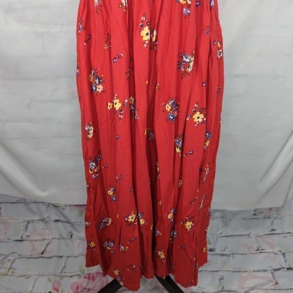 NWT | NORDSTROM Junior (XL) / Women's (SMALL) Sleeveless Red Floral Romper - Picture 3 of 9